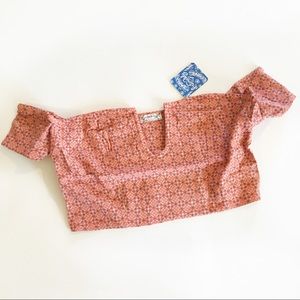 Free People Lucky Now Brami Crop Top Small